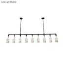 GobekUsa Frosted White Glass Island Lamp - Loft Style, Black Wine Bottle Design - Perfect for Restaurants, Ceiling Suspension Lighting