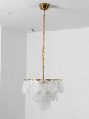 Retro Glass Disc Chandelier