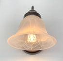 Frosted Milk Glass Wall Light