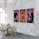 Fruit Bowl Woman Canvas