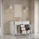 James Martin Bellshire 48" Single Bathroom Vanity, Bright White