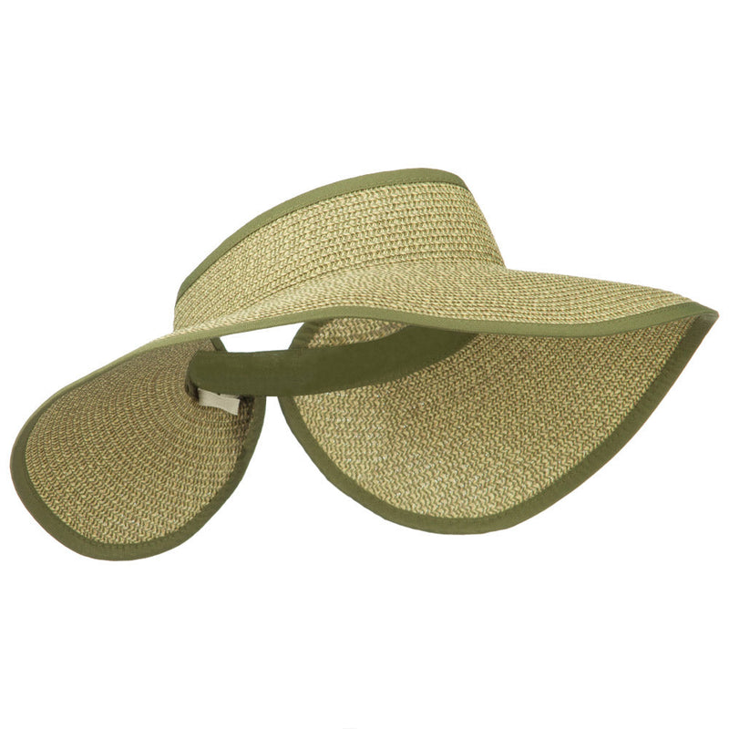 Women's UPF 50+ Tweed Roll Up Visor