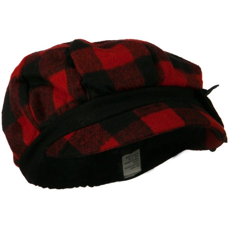 Flower Short Brim Newsboy Hat