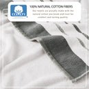 Decorative Cotton Stripe Bath Towel Set - Noelle Collection by Great Bay Home
