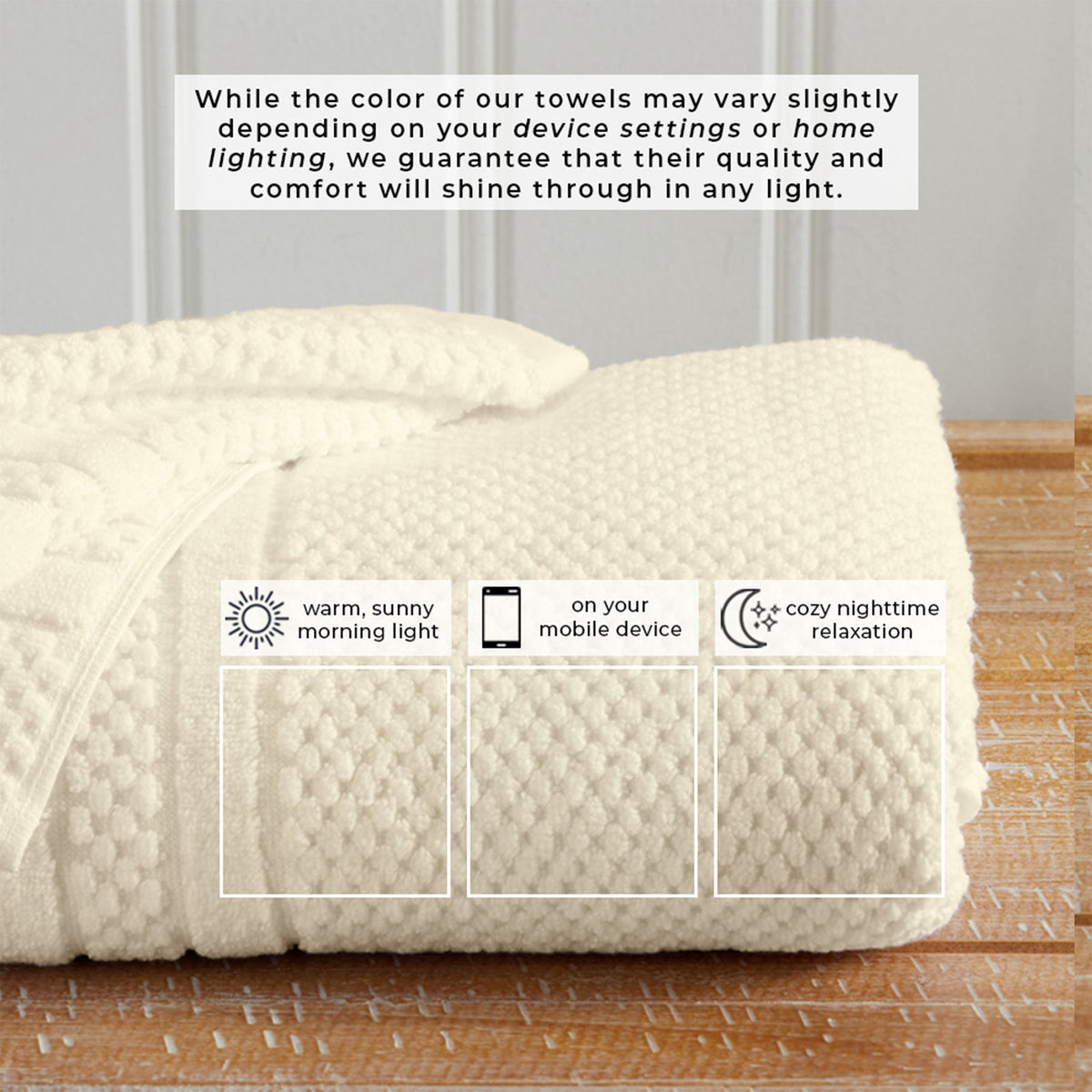 100% Cotton Checkered Jacquard Bath Towel Set - Giuliana Collection, photo 40 of 52