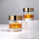 Irving Bronze-Rimmed Crystal Tumblers Set of 2 by Viski