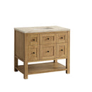 James Martin Breckenridge 36" Single Bathroom Vanity, Light Natural Oak