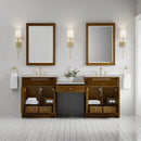James Martin Bellshire 84" Double Bathroom Vanity, Honey Oak