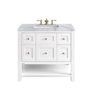 James Martin Breckenridge 36" Single Bathroom Vanity, Bright White