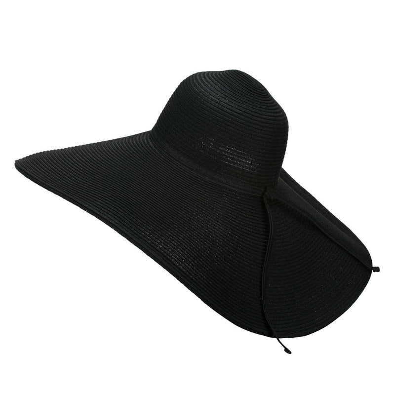 Wavy Brim Paper Braid Sun Hat