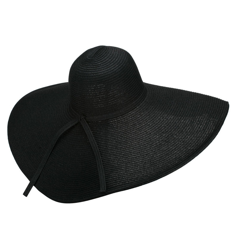 Wavy Brim Paper Braid Sun Hat