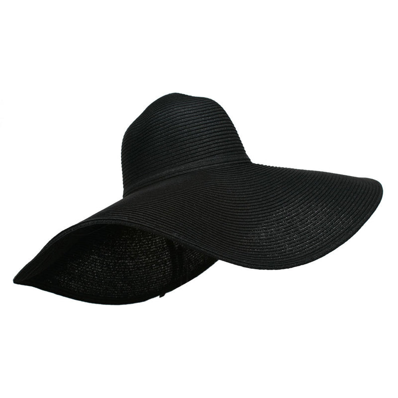 Wavy Brim Paper Braid Sun Hat