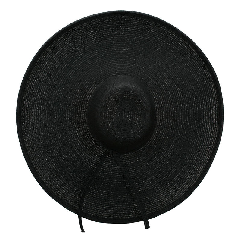 Wavy Brim Paper Braid Sun Hat