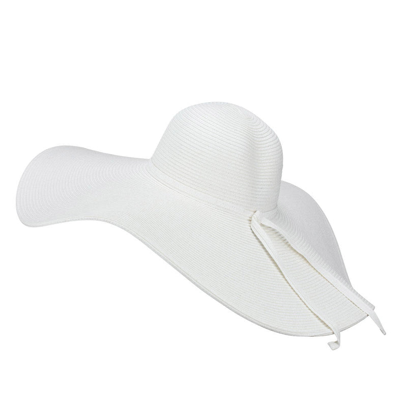 Wavy Brim Paper Braid Sun Hat