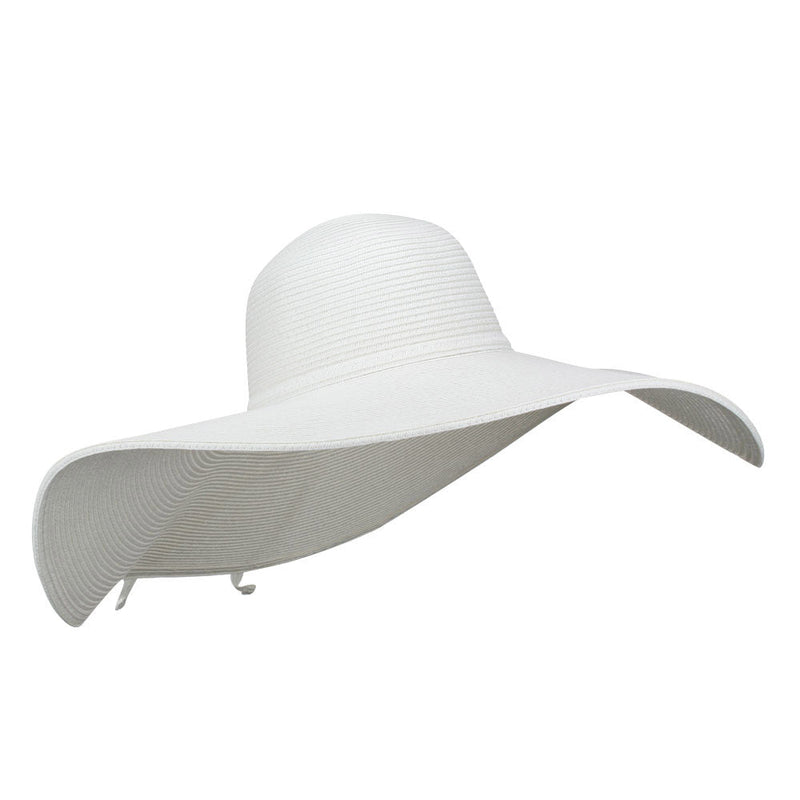 Wavy Brim Paper Braid Sun Hat