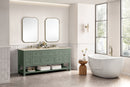 James Martin Breckenridge 72" Double Bathroom Vanity, Smokey Celadon