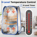 Full-Body Personal Sauna Tent with 1000W 3L Steam Generator for Home Spa Relaxation by LJGDeals