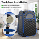 Full-Body Personal Sauna Tent with 1000W 3L Steam Generator for Home Spa Relaxation by LJGDeals