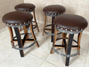 Whiskey & Wine Barrel Home Bar Set