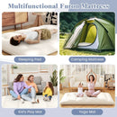 Queen/King/Twin/Full Futon Mattress Floor Sleeping Pad with Washable Cover Beige by LJGDeals