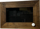 Gun Display Cabinet with Magnetic Gun Mount and Secure Magnetic Lock
