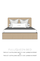 Whisper Slub Chenille Pillow - Bone - 2 Sizes