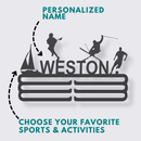 Fully Customized Medal Display Hanger - Single or Multi-Sport Rack