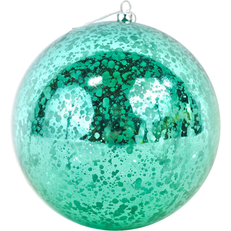 Fuscia Green Plastic Ball Ornaments