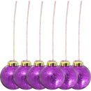 Fuchsia Purple Ball Ornaments by Lee Display