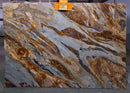 Fusion Blue Exotic Bookmatching Polished Marble Slab