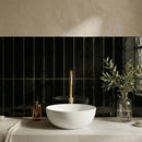 Fusion Nero Polished Zellige Look Porcelain Tiles 2 1/2x10