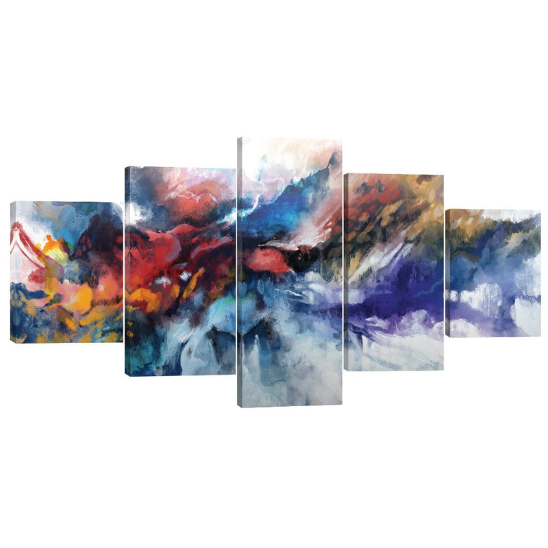 Fusion of Color Canvas  - 5 Panel