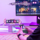 GobekUsa Cute Gaming Digital Clock with Smart App Control and Weather Forecast, Stock Updates