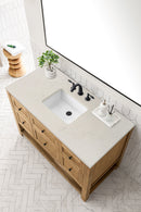 James Martin Breckenridge 48" Single Bathroom Vanity, Light Natural Oak