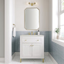 James Martin Chicago 30" Single Bathroom Vanity, Glossy White