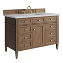 James Martin Brittany 48" Single Bathroom Vanity, Pecan