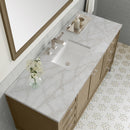 James Martin Chicago 60" Single Bathroom Vanity, Walnut Whisper
