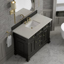 James Martin Brookfield 48" Single Bathroom Vanity, Black Onyx