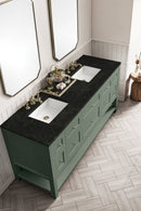 James Martin Breckenridge 72" Double Bathroom Vanity, Smokey Celadon