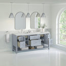 James Martin Breckenridge 72" Double Bathroom Vanity, Serenity Blue