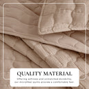 Gauze Quilt Set - Wave Stitch Collection by Great Bay Home