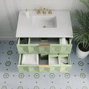 James Martin Emmeline 36" Single Bathroom Vanity, Pistachio
