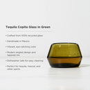 Tequila Copita Glass in Green by Viski