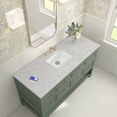 James Martin Breckenridge 60" Single Bathroom Vanity, Smokey Celadon