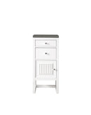 James Martin Athens 15" Base Cabinet, Glossy White