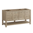James Martin Breckenridge 60" Single Bathroom Vanity, Whitewashed Oak