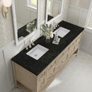 James Martin Breckenridge 72" Double Bathroom Vanity, Whitewashed Oak