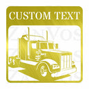 Semi Truck Monogram V5