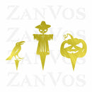 Halloween Yard Stakes (3 Pack) by ZanVos