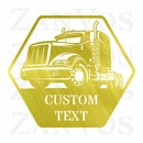 Semi Truck Monogram V4